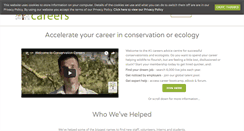 Desktop Screenshot of conservation-careers.com